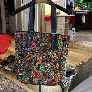 Vera Bradley Tote Paisley Floral